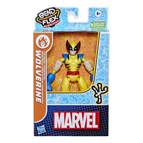 Marvel Marvel Avengers Bend & Flex Ice Mission Fire Mission Wolverine Action Figure