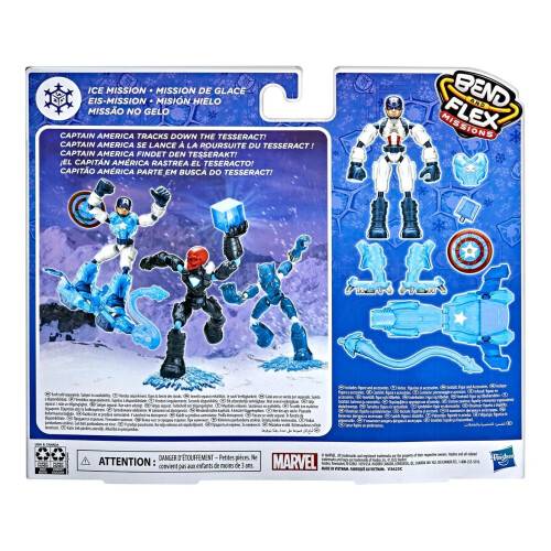 Marvel Marvel Avengers Bend and Flex Cap Ice Mission - Board Game 1