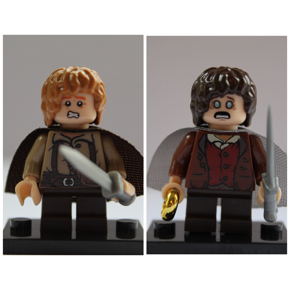 Novelty Gifts Uk Lord The Rings Hobbit Toy Mini Action Figures Fit Lego Samwise Frodo
