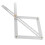 Bevel Corner Protractor Metal Multi Angle Tool Ruler Finder Protractor 11