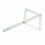 Bevel Corner Protractor Metal Multi Angle Tool Ruler Finder Protractor 7