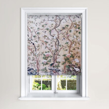 (120 cm Width x 140 cm Drop, Chinoiserie) Lister Cartwright Blackout Roller Blinds Windows Child Safety Cut To Size Fitting Included Beautiful Design, Chinoiserie