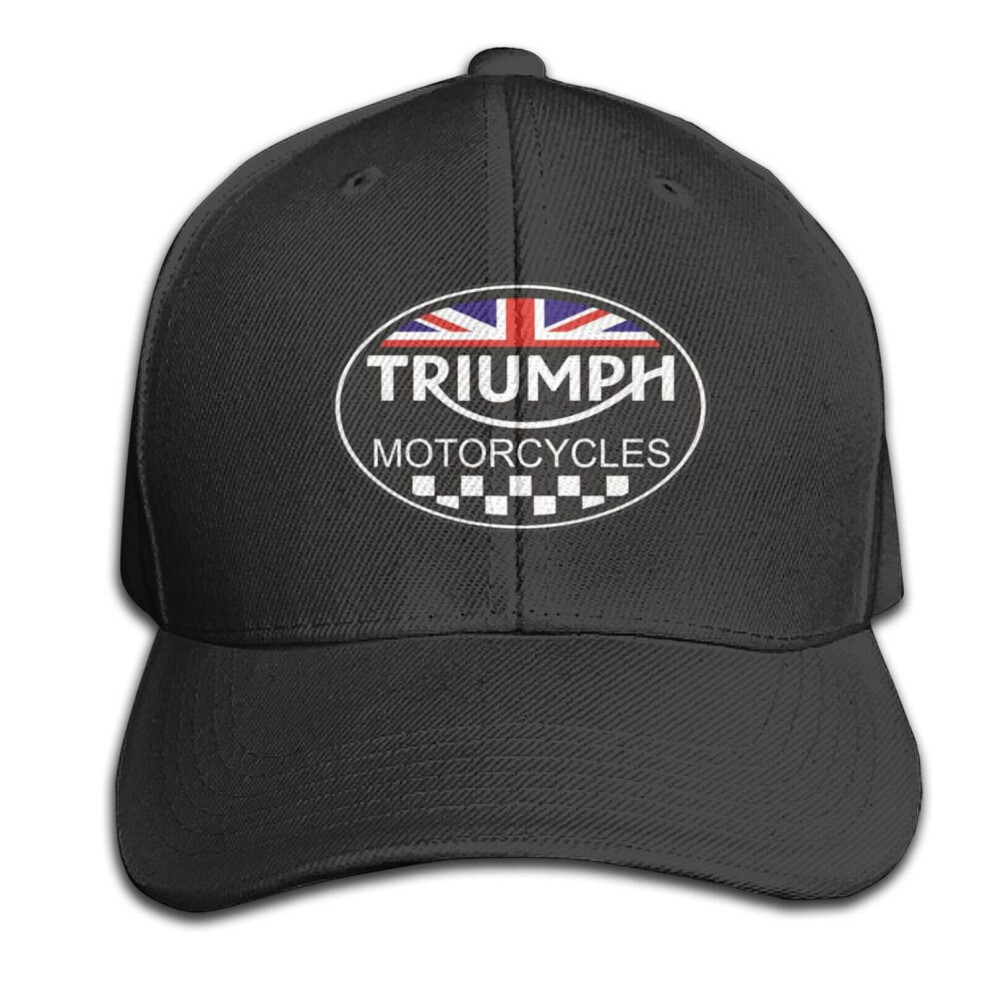 (Black) Unisex Triumph Logo Adjustable Hat Cap