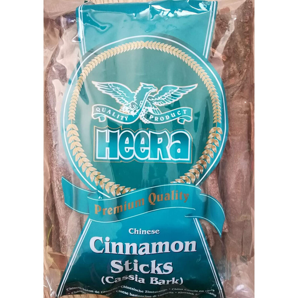 (Pack of 1) Heera Cinnamon Sticks 400g,Adds Taste and Flavour to Meals - Simplifies and Speeds up The Cooking Process - A Must-Have Indian Spice Stick