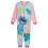 Disney (9-10 Years) Disney Stitch Girls All In One Pyjamas For Kids Lilo Fleece Pjs Zip Up Nightwear 1