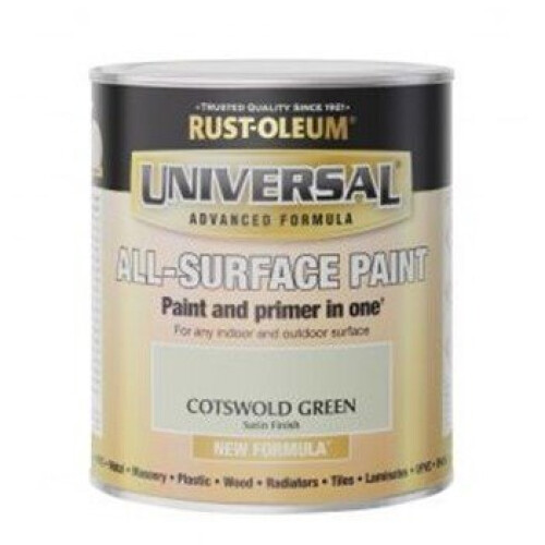 Rust-Oleum Rust-Oleum Universal Cotswold Green Satin All-Surface Brush Paint 750ml