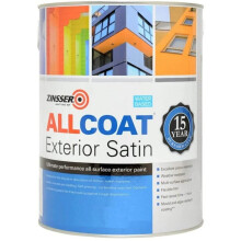 Zinsser Allcoat Exterior Satin 15 Year WB Anthracite Grey RAL 7016 2.5L
