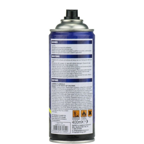 Rapide Black Hammered Spray Paint 400ml 1