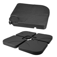 (Square) Detachable Black Oxford Sandbag Parasol Base