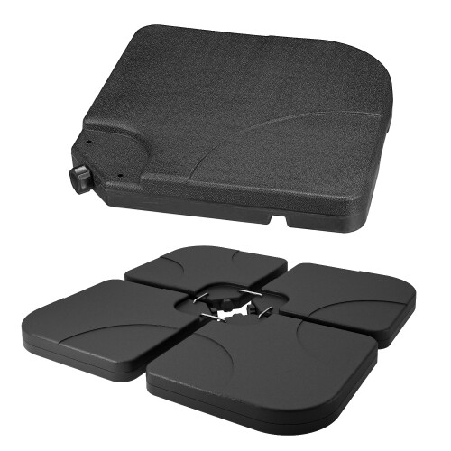 (Square) Detachable Black Oxford Sandbag Parasol Base
