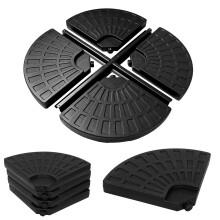 (Round) Detachable Black Oxford Sandbag Parasol Base