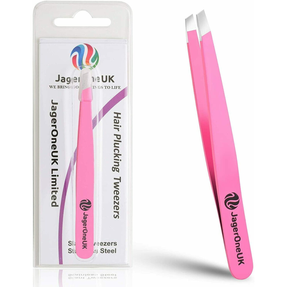Sesamegate Stainless Steel Tweezer, Unisex Professional Eyebrow Tweezers