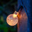 (Warm White) GardenKraft 60 Outdoor Globe String Lights / Solar Powered 9