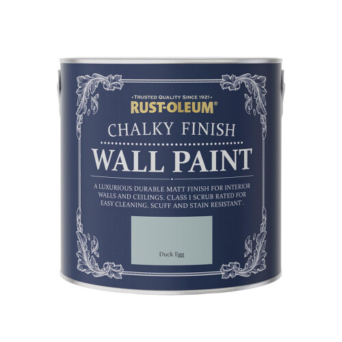 Rust-Oleum Rust-Oleum Chalky Wall Paint Duck Egg Matt 2.5L