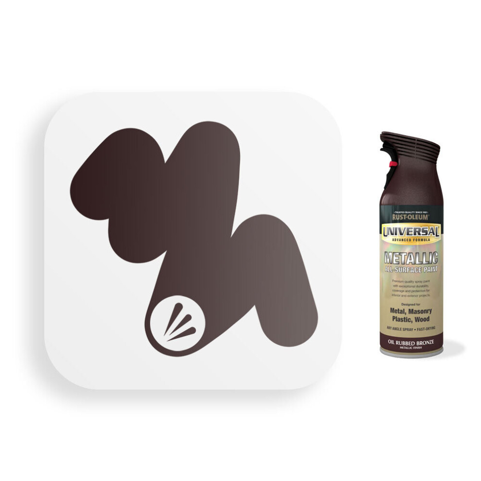Rust-Oleum Oil Rubbed Bronze Metallic Universal Spray Paint 400Ml 5013296951081