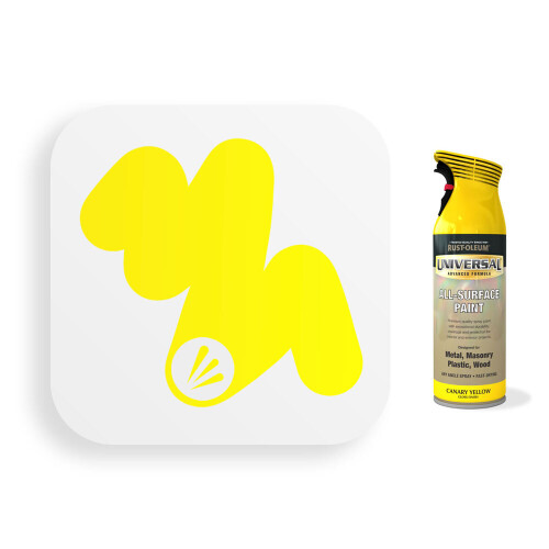 Rust-Oleum Rust-Oleum Canary Yellow Gloss Universal Spray Paint 400ml