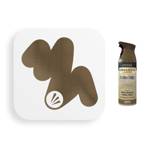 Rust-Oleum Rust-Oleum Hammered Brown Universal Spray Paint 400ml