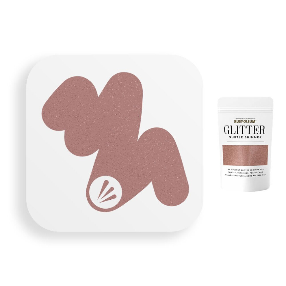 Rust-Oleum Subtle Shimmer Rose Pink Glitter 70g