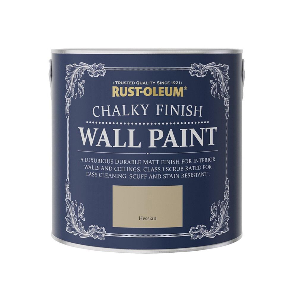 Rust-Oleum Chalky Wall Paint Hessian Matt 2.5L