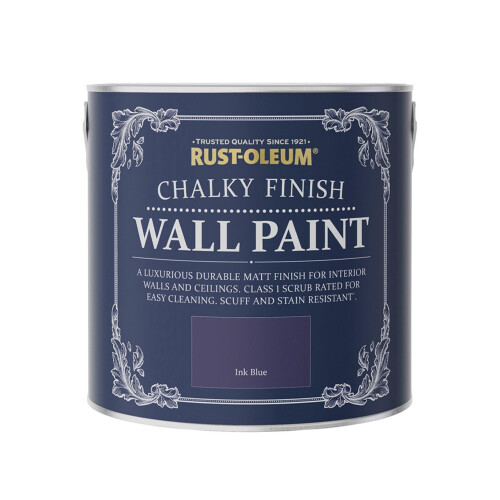 Rust-Oleum Rust-Oleum Chalky Wall Paint Ink Blue Matt 2.5L