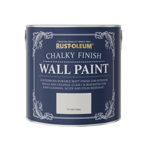 Rust-Oleum Rust-Oleum Chalky Wall Paint Winter Grey Matt 2.5L