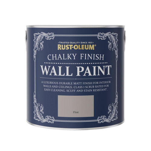 Rust-Oleum Rust-Oleum Chalky Wall Paint Flint Matt 2.5L