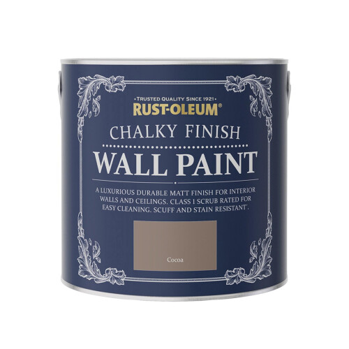 Rust-Oleum Rust-Oleum Chalky Wall Paint Cocoa Matt 2.5L