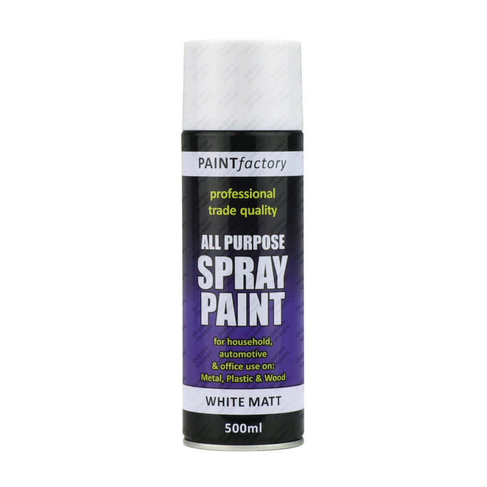 White Matt Spray Paint 400ml All Purpose