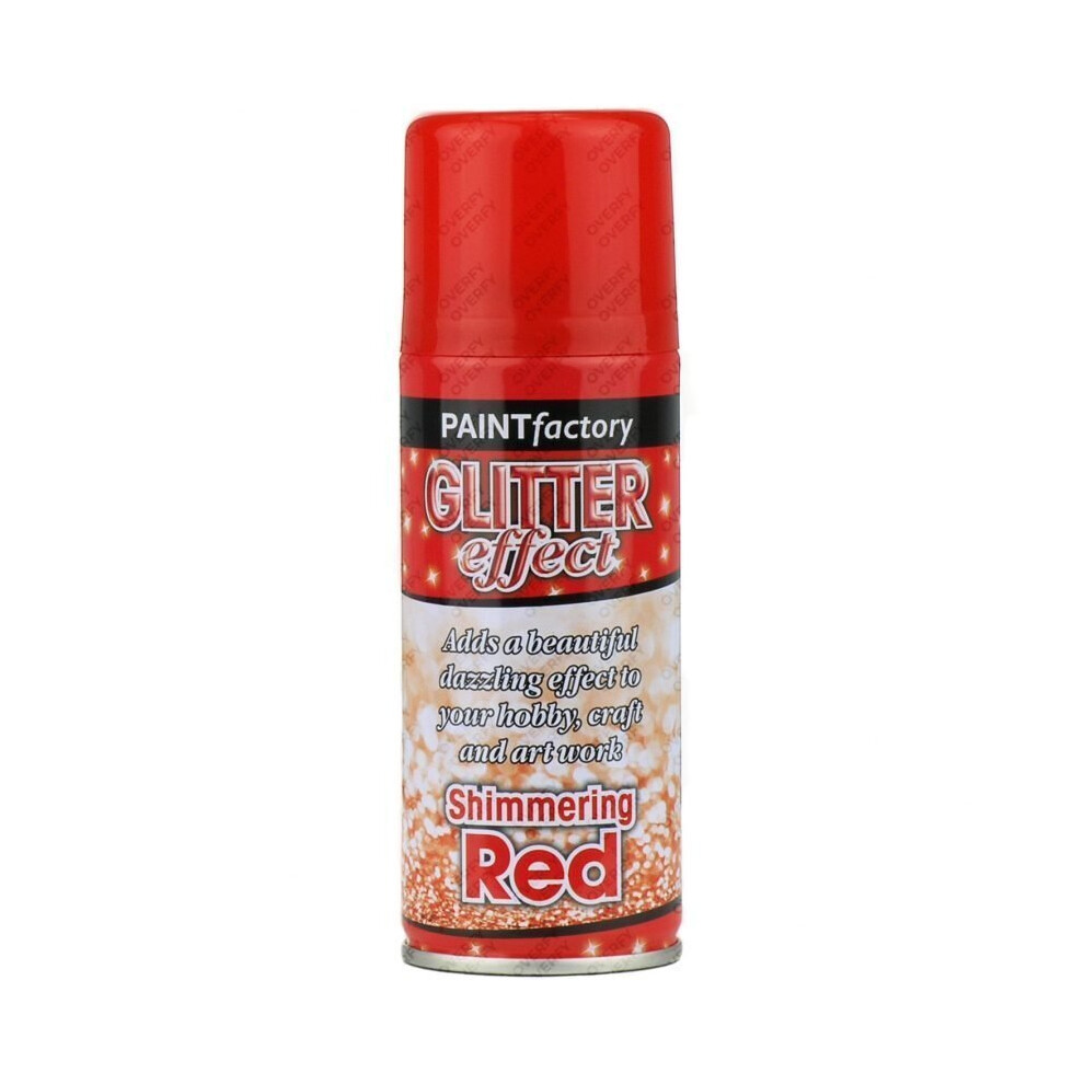 Red Glitter Spray Paint 200ml