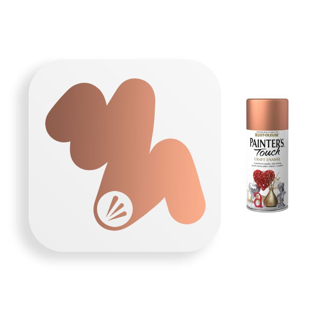 Rust-Oleum Copper Metallic Spray Paint Painter's Touch Craft Enamel 150ml