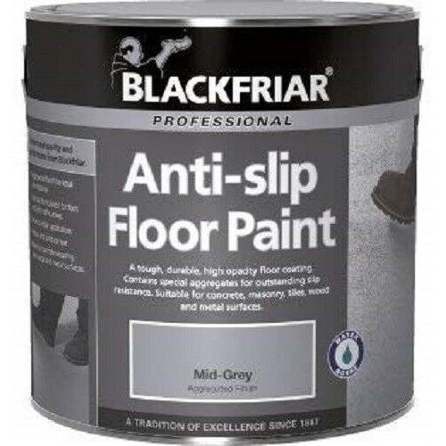 Blackfriar Mid Grey Anti Slip Floor Paint 1L