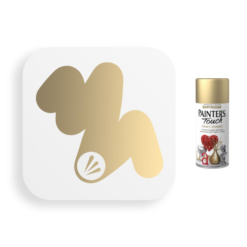 Rust-Oleum Gold Metallic Spray Paint Painter's Touch Craft Enamel 150ml