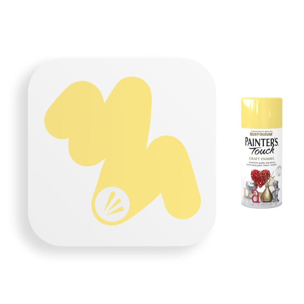 Rust-Oleum Buttercup Yellow Gloss Spray Paint Painter's Touch Craft Enamel 150ml