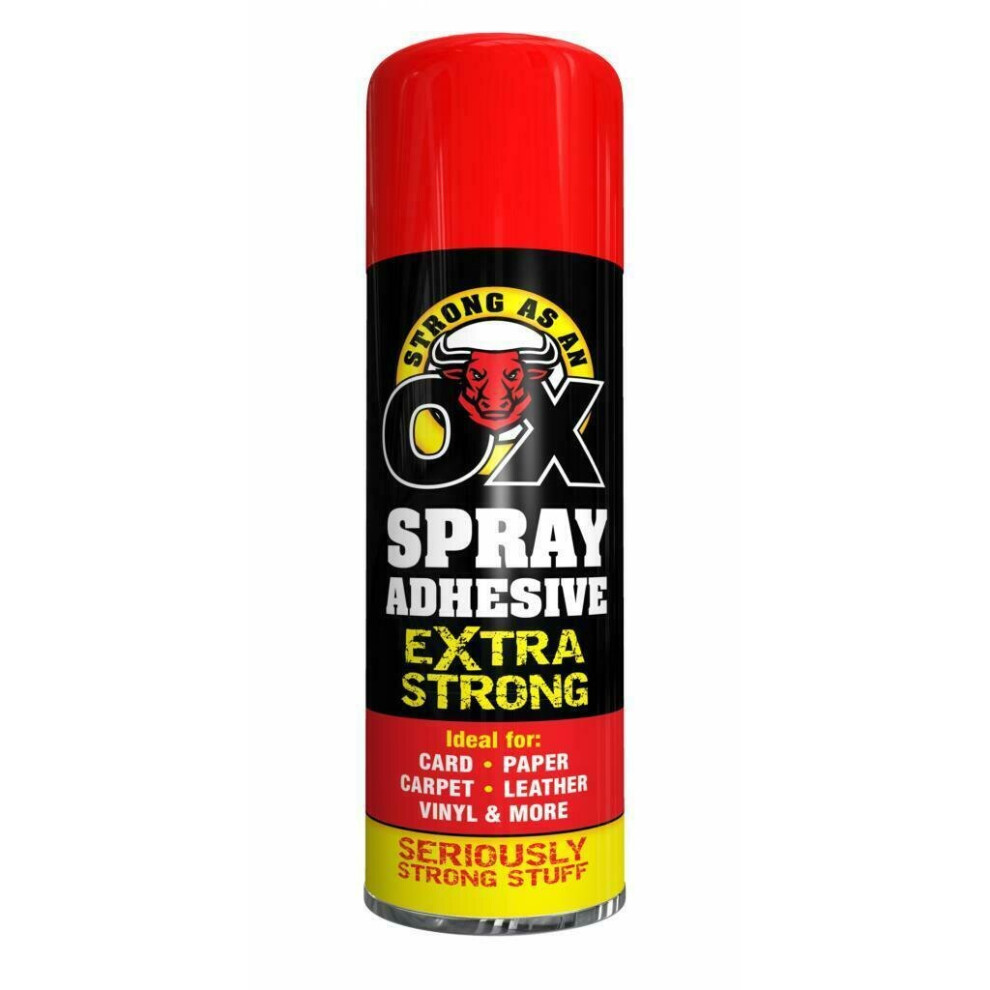 Rapide Strong As An Ox Extra Strong Spray Adhesive 500ml