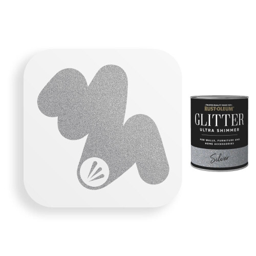 Rust-Oleum Rust-Oleum Glitter Ultra Shimmer Silver 750ml
