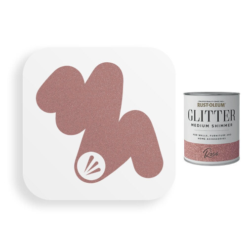 Rust-Oleum Rust-Oleum Glitter Medium Shimmer Rose 750ml