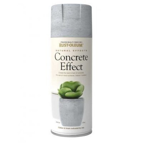 Rust-Oleum Rust-Oleum Concrete White Grey Spray Paint 400ml 2