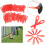 100PACK Lawn Mower Blade Garden Grass Trimmer Plastic Replacement 1