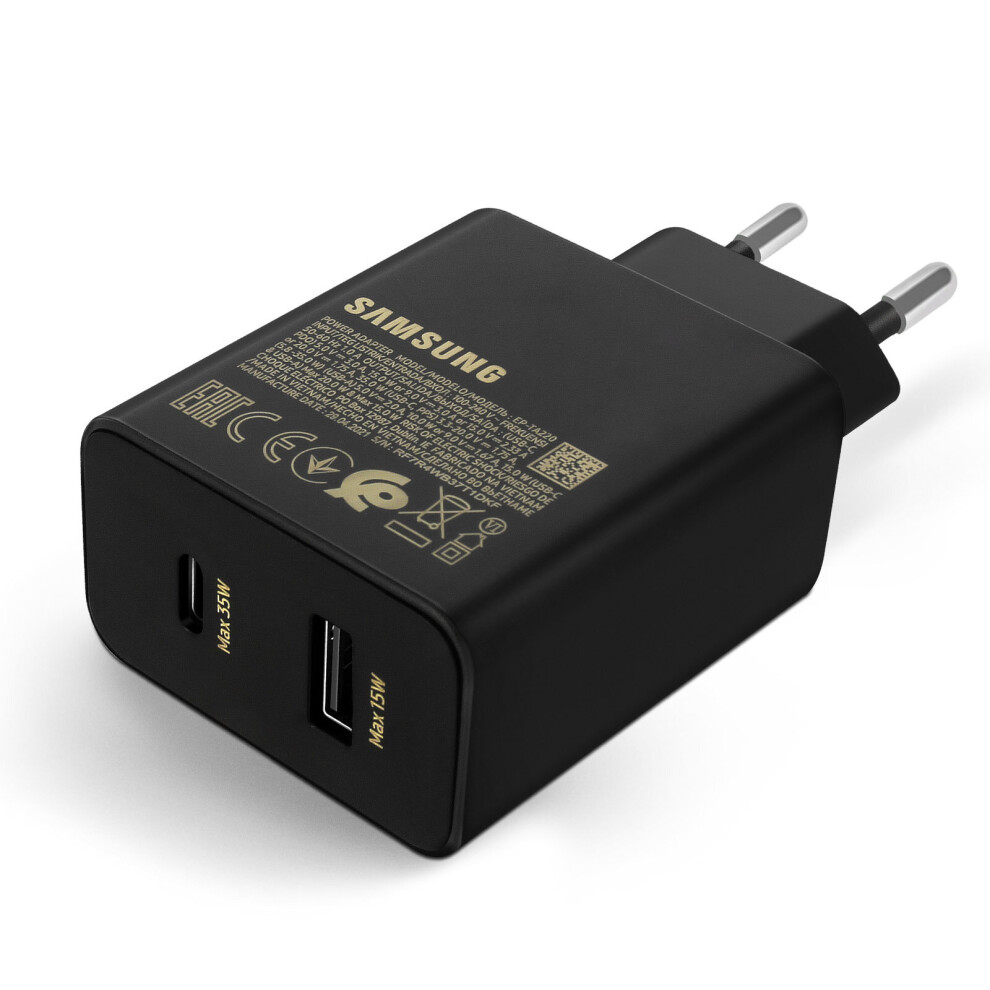 Samsung Charger 50W Usb-C / Usb Power Delivery 3.0 Quick Charge 2.0 Black