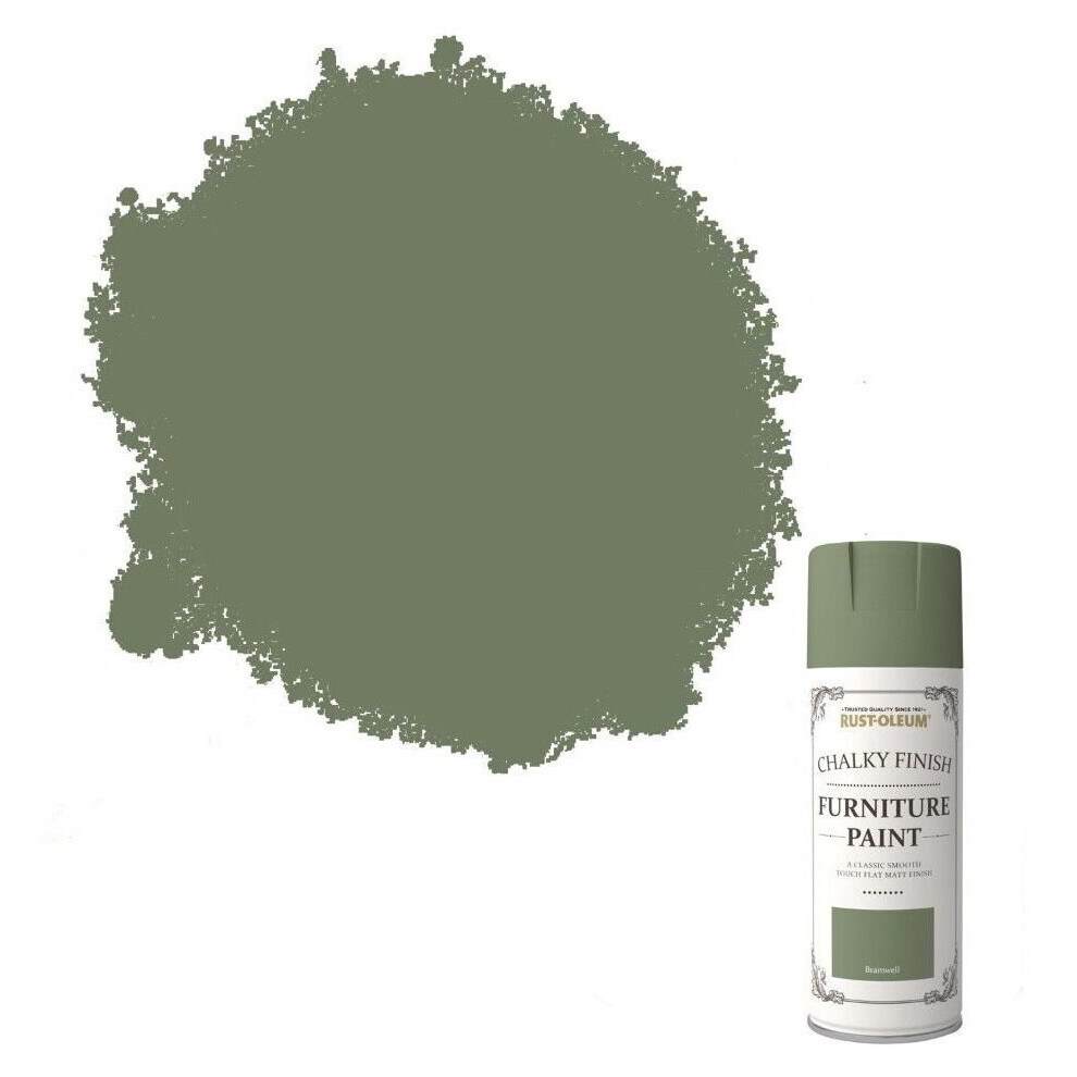 Rust-Oleum 400ml Bramwell Spray Paint Matt Chalk Furniture Spray Paint