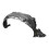 Toyota Auris 2013-2015 Front Wing Arch Liner Splash Guard Driver Side Complete 1