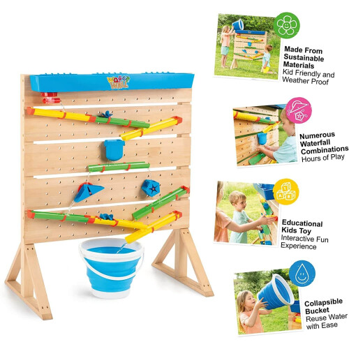 Playhouse Wooden Waterwall 2