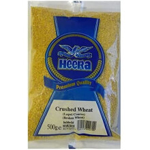 (Pack of 1) Heera Lapsi Coarse (Broken Wheat) 500g (Pack of 1), Prepared by milling raw hard wheat berries,A Nutrient-Dense Grain,Can Be Used In Variety Of Dishes
