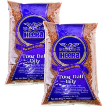 (Pack of 2) Heera Toor Dal Oily Malawi 2kg, A Healthy Plant-Based Protein, Popular Ingredient In Traditional Indian Cuisine, Can Be Used In Variety Of Dishes