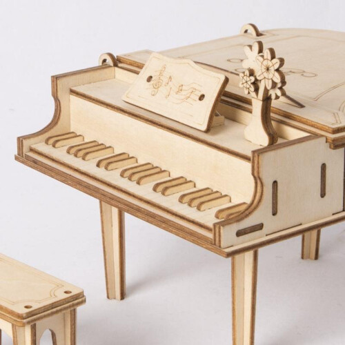 Piano à Queue Maquette en Bois à Assembler - Cadeau Maestro 2
