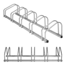 (5 Bike Stand Rack) Bicycle Bike Floor Parking Steel Rack