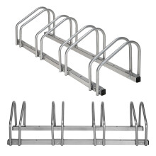 (4 Bike Stand Rack) Bicycle Bike Floor Parking Steel Rack