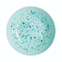 (Turquoise, 6 Soup Bowls) Luminarc Venizia 18pc Glass Dinner Set Dinnerware