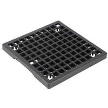 Osma Underground Drain Gully Grating Spare 110mm (PVC-U, Black) - Model 4D906