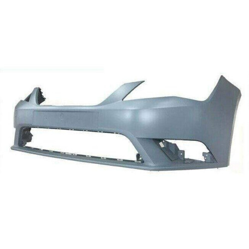 Seat Leon 2013-2017 Front Bumper Primed No Pdc / Washer Holes Standard Models